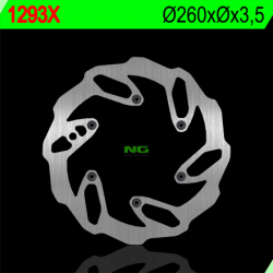 NG, přední brzdový kotouč, Beta RR ENDURO 250/300 '12-'19, 4T 390/400/430/450/480/498 (260X-X3,5) WAVE 6 otvorů