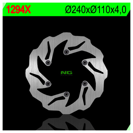 NG, zadní brzdový kotouč, Beta RR ENDURO 250/300 '12-'20 (240X110X4,2) WAVE (6X6,5mm) (NG141 NG129)