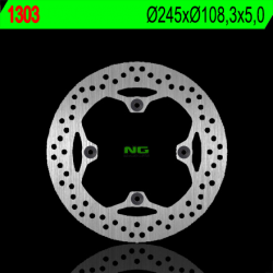 NG, zadní brzdový kotouč, Ducati 796/800/821/848/996/1000/1100 (245X108,5X5) (4X8,5mm)