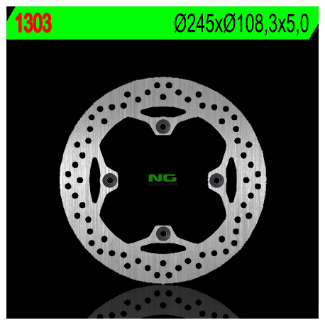 NG, zadní brzdový kotouč, Ducati 796/800/821/848/996/1000/1100 (245X108,5X5) (4X8,5mm)