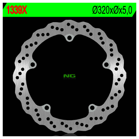 NG, přední brzdový kotouč, Honda CB 650F '14-'15, CTX 700 '13-'17 (320X5) (5X10mm) WAVE