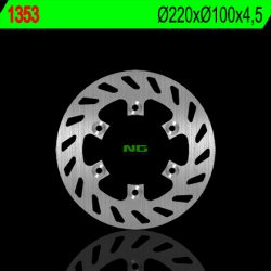 NG, zadní brzdový kotouč, Kawasaki KDX 125 '90-'99, KDX 250 '91-'93, KDX 220 '94-'96 (220X100X4,5) (6X10,5)