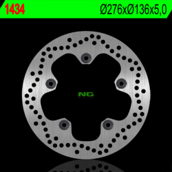 NG, zadní brzdový kotouč, BMW R1200 GS '13-'18, R 1200RT '14-'18, R 1200RS '16, R1250GS '19-'20 (276X136X5) (5X10,5)