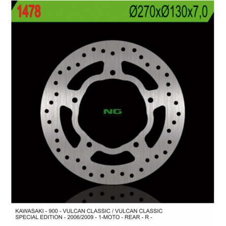 NG, zadní brzdový kotouč, Kawasaki VN 900 CLASSIC '06-'09