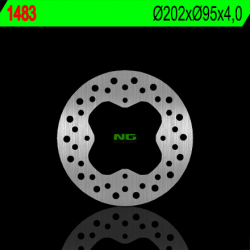 NG, přední/zadní brzdový kotouč, ARCTIC CAT 400/450/500/550/700 '12-'15 (202X95X4) (4X8,5mm)