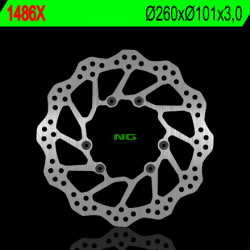 NG, přední brzdový kotouč, Honda CRF 250/450R '15-'20 (260X101X3) (6X6,5mm) WAVE
