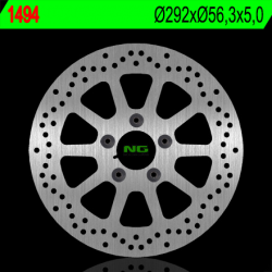 NG, přední brzdový kotouč, Harley Davidson 750/883/1200/1340/1450/1584/1600 (292X56,3X5) (5X8,5mm)