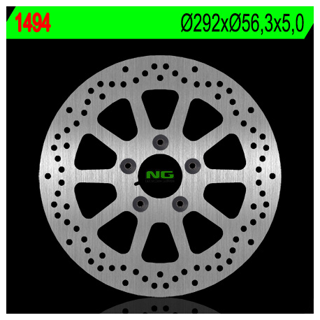 NG, přední brzdový kotouč, Harley Davidson 750/883/1200/1340/1450/1584/1600 (292X56,3X5) (5X8,5mm)