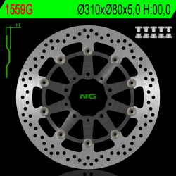 NG, přední brzdový kotouč, Kawasaki Z 1000 ABS 15-17, Z 1000 15-17, ZX6R 13-17, Z800 12-18, GTR 1400 07-18, ZZR 1400 06-18 (310X