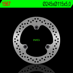 NG, zadní brzdový kotouč, Yamaha X-MAX 125 10-17, X-MAX 250 10-13 (245X115X5,0mm)