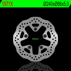 NG, zadní brzdový kotouč, KTM SUPER DUKE 1290 14-18 (240X86X5,0mm) (5X8,5mm) WAVE
