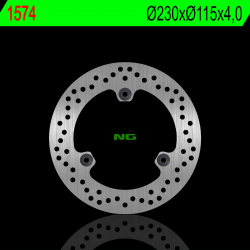NG, přední brzdový kotouč, Yamaha NMAX 125 15-18 (230X120X4,5mm) (3X10,5mm)