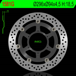 NG, přední brzdový kotouč, Honda CBF 600 ABS '08-11, CBF 1000 ABS '06-13, CBR 250 ABS '11-16, CBR 300R ABS '14-16 (296X94X4,5)