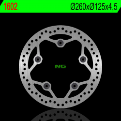 NG, přední/zadní brzdový kotouč, KYMCO PEOPLE 125 16-17, 300 16-17 (260X125X4,5,mm) (5X8,5mm)