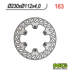 NG, přední brzdový kotouč, Yamaha DT 50R 00-02 (230X112mm) (230x112x4)