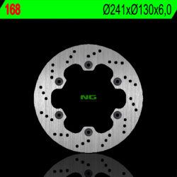 NG, zadní brzdový kotouč, Kawasaki GPX 600R '88-'96 (241X130X6) (4X10,5mm)