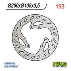 NG, přední brzdový kotouč, Derbi 50/125, Gas Gas 125-450 (260x108x3,5)