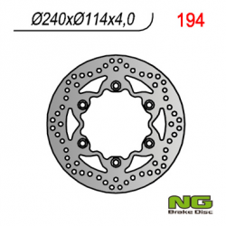NG, přední brzdový kotouč, Honda REBEL 125/250, CBF 125 08-12, VT 125 (99-08) (240x114x4) (6X10,5mm)