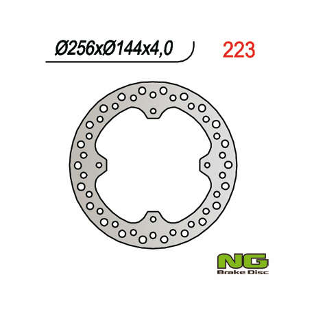 NG, přední brzdový kotouč, Honda XR 650L (93-99) (256x144x4)