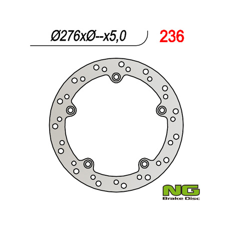 NG, zadní brzdový kotouč, BMW R 850/1100/1150/1200 (276x-x5) (5x10,5mm)