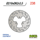 NG, zadní brzdový kotouč, Derbi 50/125, Gas Gas 125/450 (218X62X3,5) 3 otvory, prům.10,5
