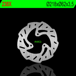 NG, zadní brzdový kotouč, Derbi 50/125, Gas Gas 125/450 (218X62X3,5mm) (3X10,5mm) WAVE