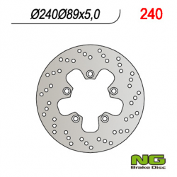 NG, zadní brzdový kotouč, Suzuki GSF/GSR/SV/RF (240x89x5) (5x10,5mm)