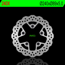 NG, zadní brzdový kotouč, Suzuki GSXR1300 99-07, GSXF, GSF 600/650/1200 , SV 65099-02, KYMCO 125/200/300 08-17 (240X89X5,0mm)