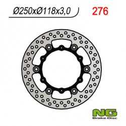 NG, přední brzdový kotouč, Yamaha YZ/YZF/WRF 01-19 plovoucí (250x118x3)(6X6,50mm), Suzuki RM 125/250 '99-'10