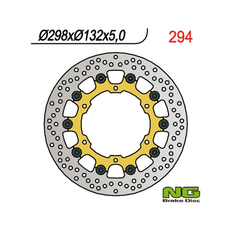 NG, přední brzdový kotouč, Yamaha YZF R6 99-02, YZF R1 98-03, FZS 1000 01-05, FJR 01, XJR 1300 03-17, XVZ 1300, XV 1600/1700/190