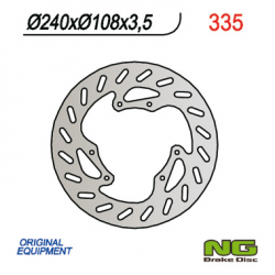 NG, přední brzdový kotouč, Derbi 50 SENDA R/R-RACER/X-TREME/X-RACE '00-'09 (240x108x3,5)