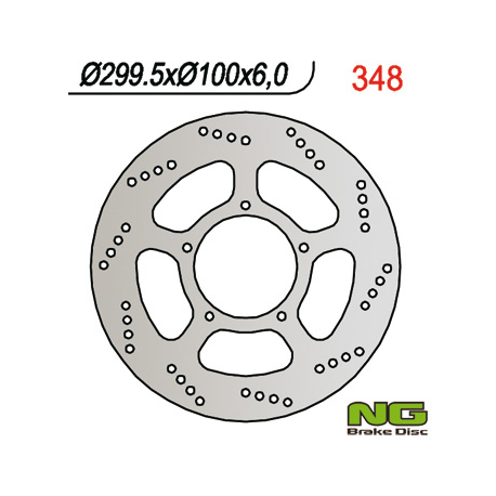 NG, přední brzdový kotouč, Suzuki VL 1500 LC (299x100x6) (5x8,5mm)