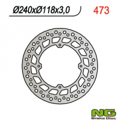 NG, přední brzdový kotouč, Honda CR 125/250/500 '84-'94, XR 250/400/600R (240x118x3) (4X6,5mm)
