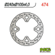 NG, zadní brzdový kotouč, Honda XR 650R 00-06 (240x105x4) (4X6,5mm)