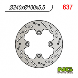 NG, zadní brzdový kotouč, Kawasaki ZZR 600 93-03, ZR7 98-03, ZR 550 (240x100x5,5)