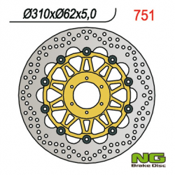 NG, přední brzdový kotouč, Honda CBR 900 98-99 (310x62x5) (6X6,5mm)