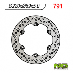 NG, zadní brzdový kotouč, Suzuki GSXR/ SV/ TL (220x89x5) (5X10,5mm)