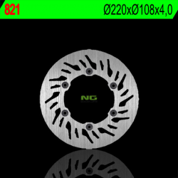 NG, zadní brzdový kotouč, Gas Gas 125/200/250/400/450/515 (220X108X4) (6X6,5mm)