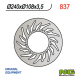 NG, přední brzdový kotouč, Yamaha DT 50R 03-08, XT 125R 05-08, MBK 50X-LIMIT 03-05 (240X108X3,5) (6X6,5mm)