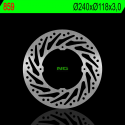 NG, přední brzdový kotouč, Honda CR 125/250 92-94, XR 250/600/650 91-11 (240X118X3,0mm) (4X6,5mm)