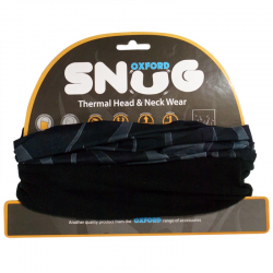 Oxford, termoaktivní návlek na krk Snug Flames, barva černá/šedá