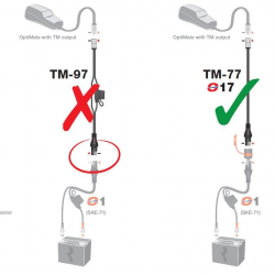 Optimate, spojovací kabel k nabíječce SAE NA KET/TM (délka 15cm) (TM77) (EL)