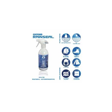 OXFORD, přípravek na impregnaci nepromokavých materiálů, RAIN SEAL 500ml, WATERPROOFING SPRAY