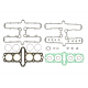 Athena, horní sada těsnění Top-End, Kawasaki Z650B/C`77-80, Z650SR`79-80, Z650F`81-82