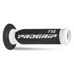 Progrip, gripy PG732 Road (22+25mm, dél.125mm), barva bílá/černá (dvousměs.) (732-137)