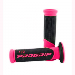 Progrip, gripy PG732 Road (22+25mm, dél.125mm), barva fialová/černá (dvousměs.) (732-297) (PG732/12)