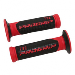 Progrip, gripy PG732 Road (22+25mm, dél.125mm), barva červená/černá (dvousměs.) (732-149) (PG732/6)
