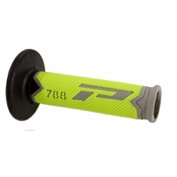 Progrip, gripy PG788 Off Road (22+25mm, dél.115mm), barva šedá/žlutá Fluo/černá (trojsměs.) (788-254) (PG788/22)