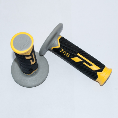 Progrip, gripy PG788 Off Road (22+25mm, dél.115mm), barva žlutá/šedá/černá (trojsměs.) (788-221) (PG788/3)