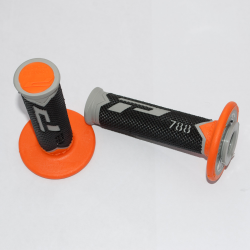 Progrip, gripy PG788 Off Road (22+25mm, dél.115mm), barva šedá/oranžová/černá (trojsměs.) (788-211) (PG788/2)
